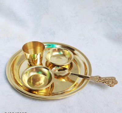 Poonam collect Brass(1 Pieces, Gold)