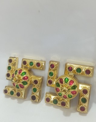 shri sainath enterprises KANKAVATHI SWSTIC MODAL 2BOX HALDI KUKAM Plastic(1 Pieces, Multicolor)