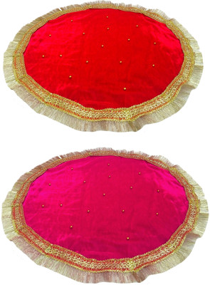 Navti Creations Thaalposh Altar Cloth(Pack of 2)