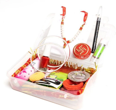 Berua 16 Item Shringaar Kit for Devi MATA for Every Festive Season Plastic Plastic(1 Pieces, Multicolor)