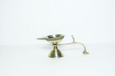 SUBHARAMBH INTERNATIONAL ARTI FOR POOJA TABLE DIYA Brass Table Diya(Height: 4 inch)