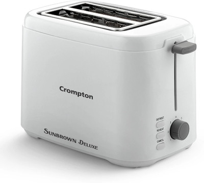 Crompton ACGPT-SUNBROWND 800 W Pop Up Toaster(White)