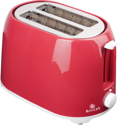 royalry by ROYALRY CRISP AUTOMATIC 750 W Pop Up Toaster(Red)
