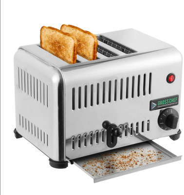 Gross chef P24-524 3240 W Pop Up Toaster(Silver)