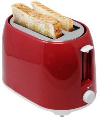 MyChetan Pop-up Toaster,2-Slice Toaster,7 Browning Settings,Removable Crumb Tray 750 W Pop Up Toaster(Red)