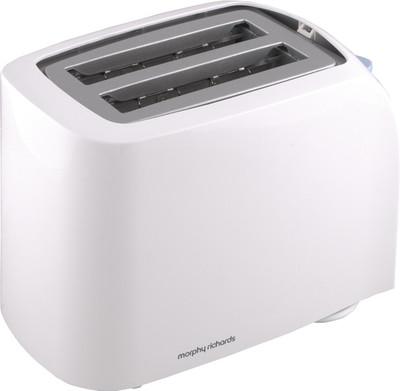 Morphy Richards AT 201 650 W Pop Up Toaster(White)