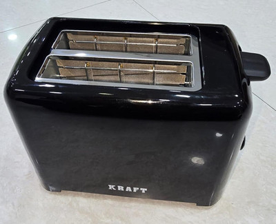Kraft Italy POP - UP TOASTER 750 WATT 750 W Pop Up Toaster(Black)