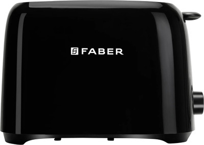 FABER FT 750W BK Electric Pop-Up Toaster With Dust Cover - 750 W Pop Up Toaster(Black)