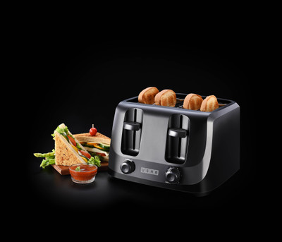 USHA 4 Slice Pop Up Toaster 1400 W Pop Up Toaster(Black)