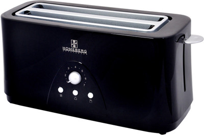 Homeberg by homeberg HT899 1400 W Pop Up Toaster(Black)