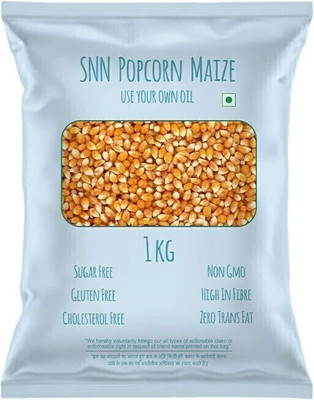 SHAH NANJI NAGSI SNN Popcorn Maize 1 Kg Raw Maize Popcorn(1 kg)