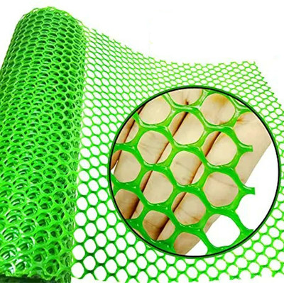 WNE Jaliwale Garden Fencing Net Green color_pvc net for garden 3FT x10FT UV Stabilized Virgin Portable Green House(Green)