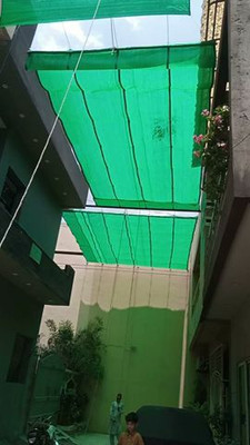 V.K.T.C GREEN NET 12X10 FEET Portable Green House(Green)