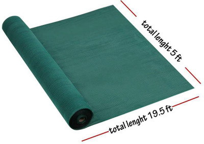 KHUNTSHADENET Shade net 75 5 x 19.5 Ft Portable Green House(Green)