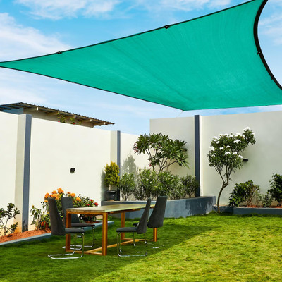 KUBER INDUSTRIES (10x6 Feet) Sun Shade Net for Garden, Lawn, Balcony Net/Agro Net Portable Green House(Green)