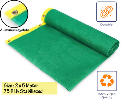 Anjani nandan 75 percent Uv Stabilized Agro Green House Net & Garden Shade Net 2 x 5 Meter Portable Green House(Green)
