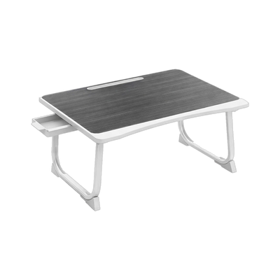 Flipkart Perfect Homes Studio Dorm Wood Portable Laptop Table(Finish Color - Black, Pre Assembled)