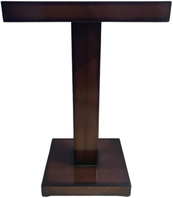 ETWARI Exclusive Dark Walnut Laptop table stand Wood Portable Laptop Table(Finish Color - Dark Walnut, Pre Assembled)