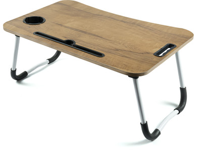 vPLANET Multi-Purpose Laptop Desk for Study with Foldable Legs With Handle ( Wooden ) Wood Portable Laptop Table(Finish Color - Wooden, Pre Assembled)