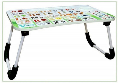 MAYKO & BAYKO Metal Portable Laptop Table(Finish Color - White, Pre Assembled)