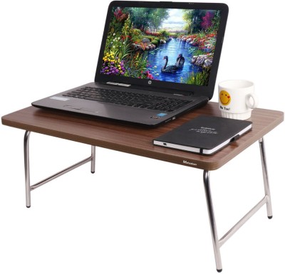 mahaakaay Mars WA engineered wood laptop table Wood Portable Laptop Table(Finish Color - Walnut, Pre Assembled)