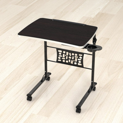 WOW MATE Urban Raiser Height Adjustable Sit & Stand Desk with Mobile & iPad Holder Wood Portable Laptop Table(Finish Color - Black, DIY(Do-It-Yourself))