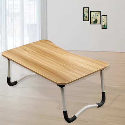 OET Multi-Purpose Wood Portable Laptop Table(Finish Color - Beige, Pre Assembled)