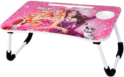 ASHMITA ENTERPRISE Wood Portable Laptop Table(Finish Color - BARBIE, Pre Assembled)
