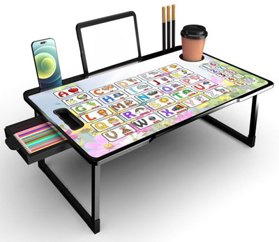 Alliance Wood Portable Laptop Table(Finish Color - ALPHABET)