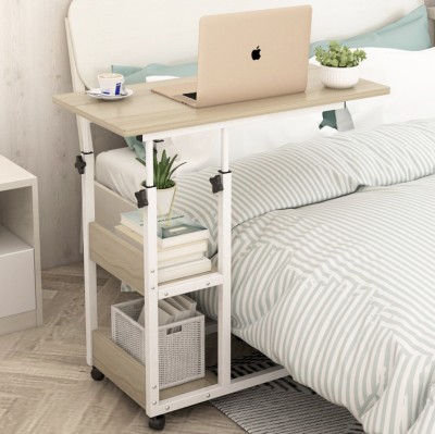 YUMESA Portable Laptop Tables Solid Wood Bedside Table(Finish Color - Beige, DIY(Do-It-Yourself))