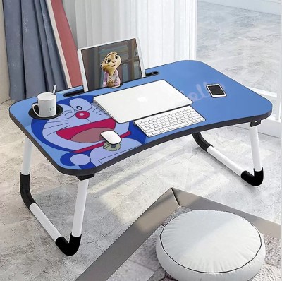 SH SOHA Wood Portable Laptop Table(Finish Color - Blue, Pre Assembled)