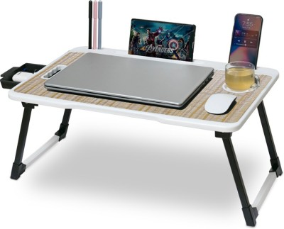 kitchoff Wood Portable Laptop Table(Finish Color - MULTICOLOUR)