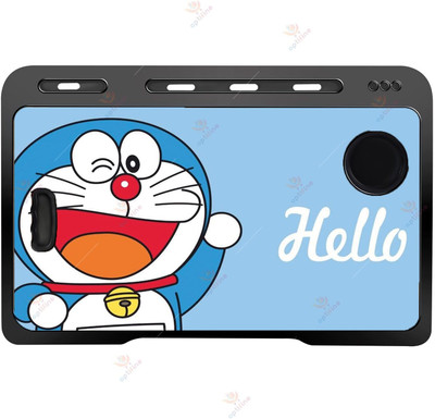 MITHILA 12 Wood Portable Laptop Table(Finish Color - US COTTED HELLO DOREMON, Pre Assembled)