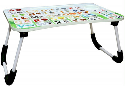 HASMUN Multi-Purpose Laptop Table/Study Table/Bed Table/ Wood Portable Laptop Table(Finish Color - ABCD, Pre Assembled)