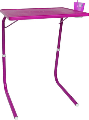 sai praseeda AdjustableTableMateLaptop,KidStudyTableUtilityTableMultiPurposeTablePINKColor Plastic Portable Laptop Table(Finish Color - PINK, DIY(Do-It-Yourself))
