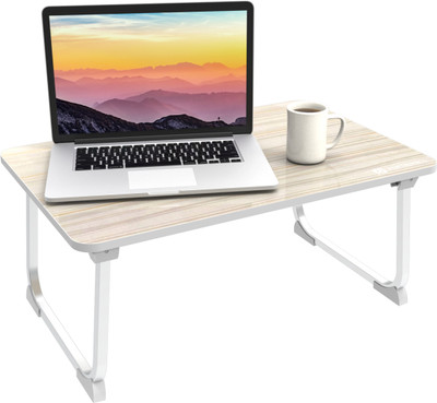 Portronics My Buddy J Wood Portable Laptop Table(Finish Color - Grey, Pre Assembled)