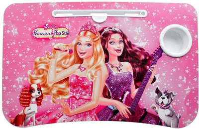JAYOG ENTERPRISE Foldable multipurpose Table Wood Portable Laptop Table(Finish Color - BARBIE, Pre Assembled)