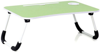 NAVRANGI Wood Portable Laptop Table(Finish Color - green)