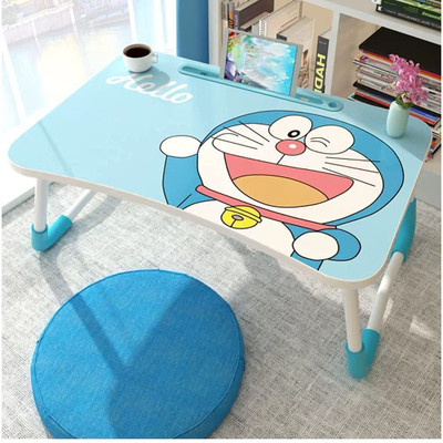 Pashva Enterprise LAPTOP STUDY TABLE Wood Portable Laptop Table(Finish Color - BLUE, Pre Assembled)