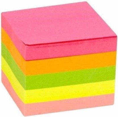 Bee Fly Beautiful Environmental friendly colorful sticky note pad 400 Sheets Regular, 5 Colors(Set Of 1, Pink, Yellow, Orange, Green, Light Green)
