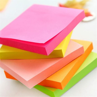 Bruzone sticky note 400 sheets 80 Sheets regular, 5 Colors(Set Of 1, Multicolor)