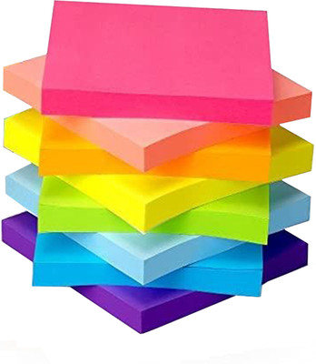 OFIXO Sticky Notes 400 Sheets Regular, 4 Colors(Multicolor)