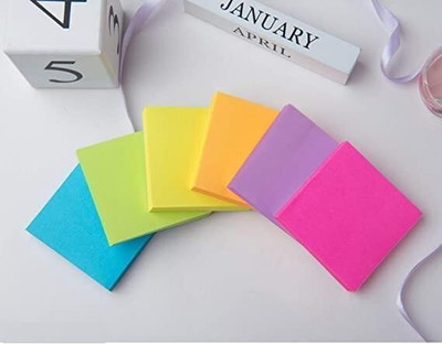 Tiny Tales 200 Sheets Sticky Note 200 Sheets 3 x 3 Inch Sticky Notes Self Adhesive Post It, 2 Colors(Set Of 1, Multicolor)