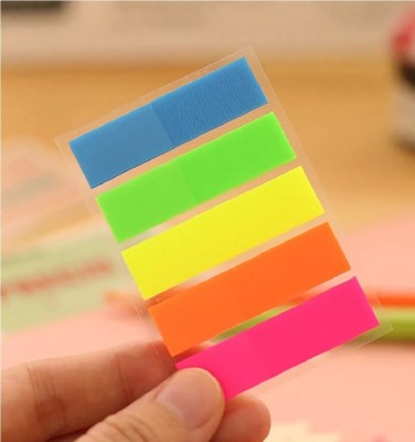 Saamarth Impex Neon Colour Paper Flags Important Massage Note Down 250 Sheets Regular, 5 Colors(Set Of 1, Multicolor)