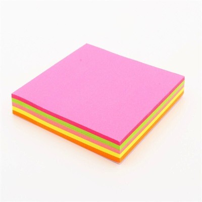 BanteyBanatey Mix Colour Self Adhesive Sticky Notes / Memo Pad 100 Sheets self adhesive mix colour, 5 Colors(Set Of 1, Multicolor)