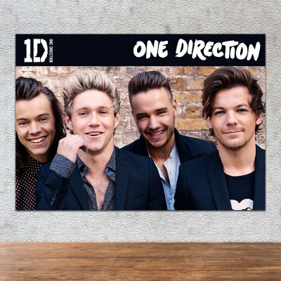 Poster 1Direction The British Boy Band sl-4559 (Wall Poster, 13x19 Inches, Matte Paper, Multicolor) Fine Art Print(18.9 inch X 12.9 inch, Rolled)
