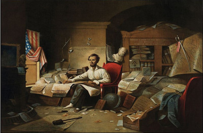 Poster Abraham Lincoln Wall Poster, 13x19 Inches, Matte Paper Fine Art Print(19.1 inch X 13.1 inch, Rolled)