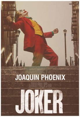 Joker Joaquin Phoenix Movie Poster Wall Poster A3 Size Photographic Paper(16.5 inch X 11.7 inch, Rolled)