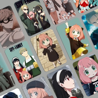 Spy X Family Anime Photocards ( Set of 12 + 4 Freebies ) Paper Print(4.2 inch X 2 inch)