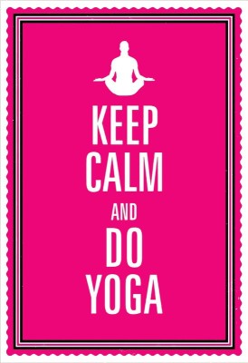 Poster Keep And Do Yoga Large Poster sl-8366 (Large Print, 36x24 Inches, Banner Media, Multicolor) Fine Art Print(36 inch X 24 inch, Rolled)